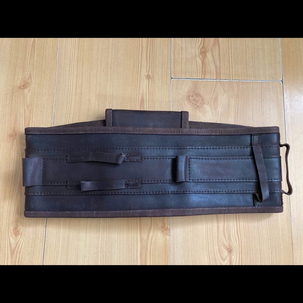 The Armorer / Mandalorian / Star Wars Inspired Belt - Real Leather
